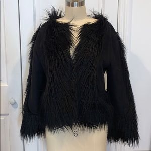 Faux Fur & Suede Anna Sui Jacket